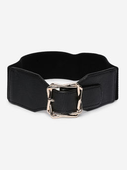 Twenty Dresses by Nykaa Fashion - Twisted Together Square Black Belt
