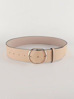 Twenty Dresses by Nykaa Fashion - The Round Roller Beige Belt