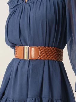 Twenty Dresses by Nykaa Fashion - Tan Just Like Braided Belt