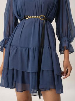 Twenty Dresses by Nykaa Fashion - Black An Added Twist Belt (Free Size)