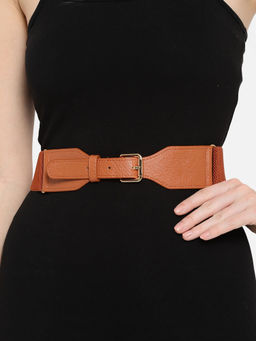 Twenty Dresses by Nykaa Fashion - Tan You Look Amazing Belt