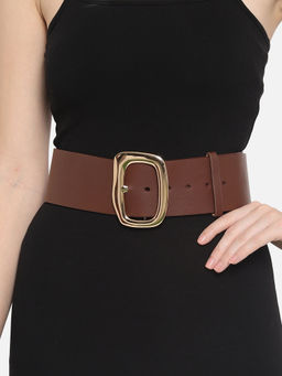 Twenty Dresses by Nykaa Fashion - Brown Style Begin With You Belt