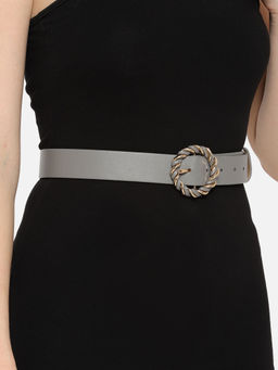 Twenty Dresses by Nykaa Fashion - Grey My Favourite Masterpiece Belt