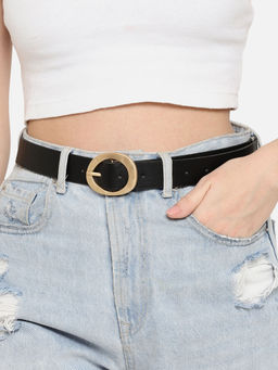 Twenty Dresses by Nykaa Fashion - Black Step Up In Your Game Belt