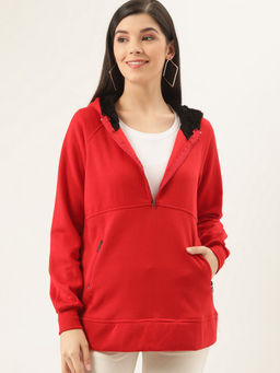 BELLE FILLE - Red Solid Jacket