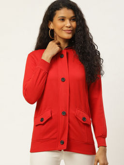 BELLE FILLE - Red Solid Jacket