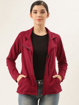 BELLE FILLE - Red Solid Jacket