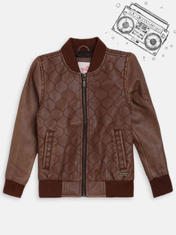 Blue Giraffe - Brown Solid Jacket