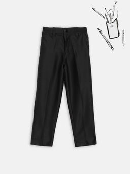 Blue Giraffe - Black Solid Trouser