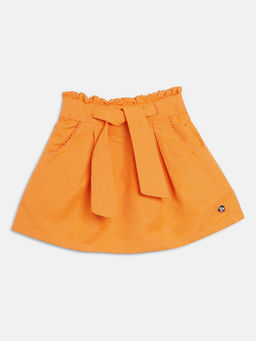 Blue Giraffe - Orange Solid Skirts