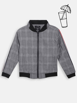 Blue Giraffe - Grey Checks Jacket