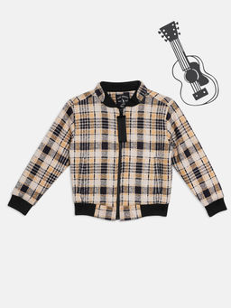 Blue Giraffe - Multi-Color Checks Jacket