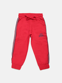Blue Giraffe - Red Tapered Joggers