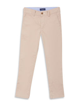 GANT - Beige Solid Trousers