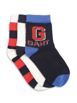 GANT - Multi-Color Stripes Socks (Pack of 3)