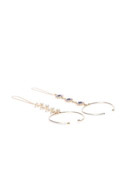 Blueberry - Gold Stone Detailing Bracelets (Pack of 2)