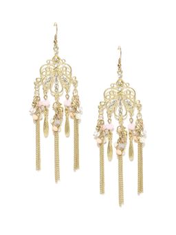 Blueberry - Gold Tone Drop Earrings