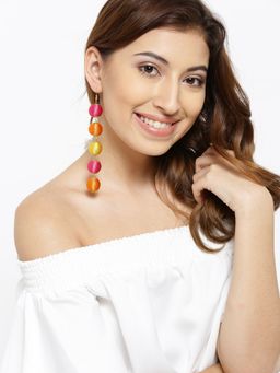 Blueberry - Multicolor Spherical Drop Earrings