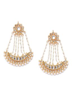 Blueberry - Gold Plated Handcrafted Pearl Drop Earrings