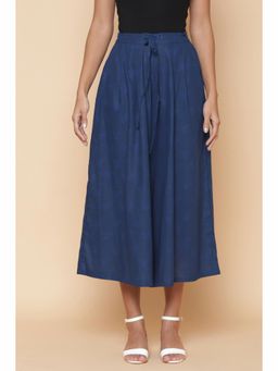 Biba - Marine Blue Cotton Pants