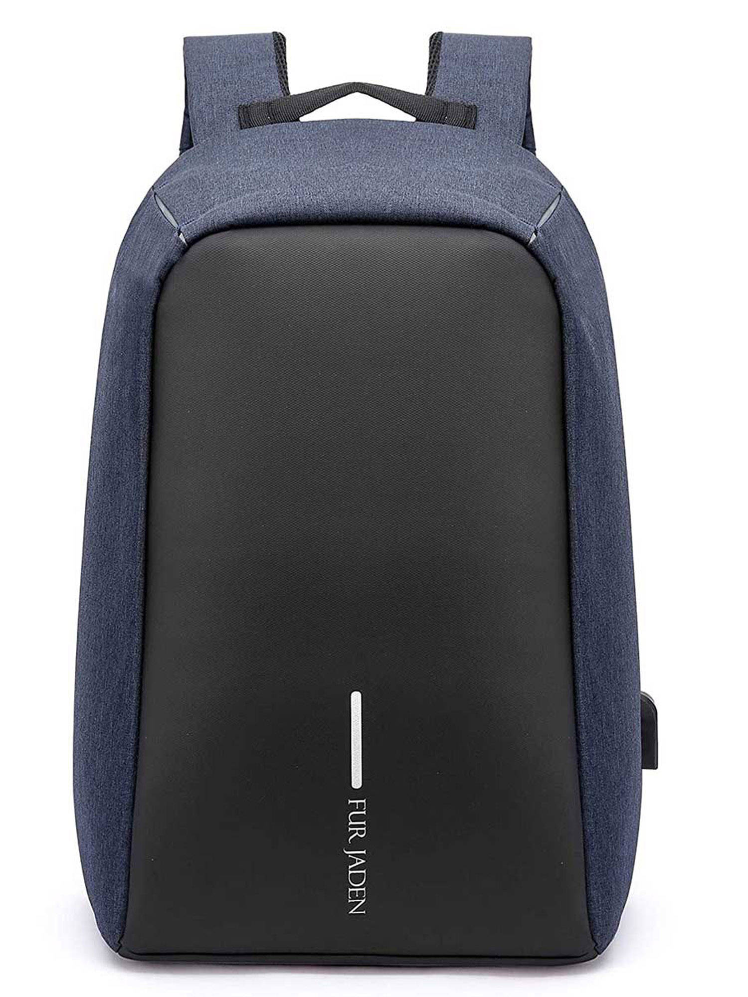 Buy FUR JADEN Navy Anti Theft Backpack 15.6 Laptop Bag with USB