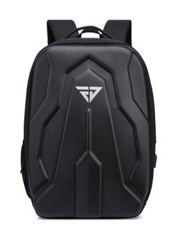 FUR JADEN - Black Anti Theft Hardshell Laptop Backpack with USB Charging Port