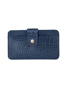 Bagsy Malone - Blue Crocodile Print Mobile Case