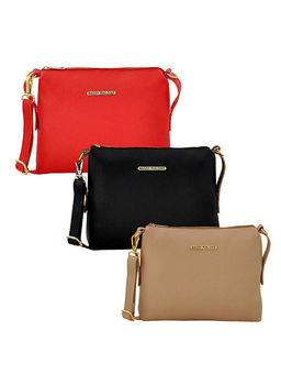 Bagsy Malone - Multi-Color Beautiful Sling Bag Combo Of 3