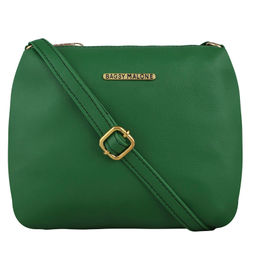 Bagsy Malone - Green Sleek Sling Bag