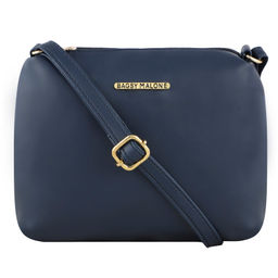 Bagsy Malone - Navy Blue Sleek Sling Bag