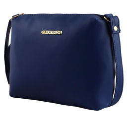 Bagsy Malone - Navy Blue Sleek Sling Bag