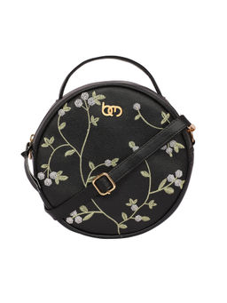 Bagsy Malone - Full Moon Floral Embroidery Sling Bag