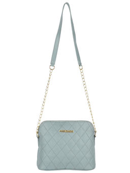 Bagsy Malone - Trendy Quilted Sling Bag - Grey