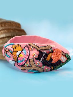 Hair Drama Co. - Nutty Love Headband - Light Pink