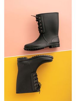 Twenty Dresses by Nykaa Fashion - Black The Current Favorite Rainwear Boots