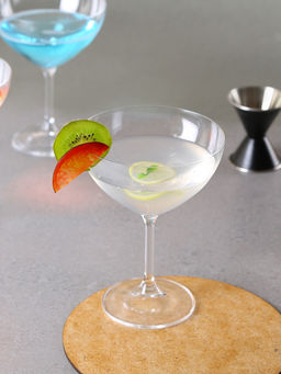 Bohemia Crystal - Bar Margarita Mocktail Glass Set, 400ml, Set of 6, Transparent