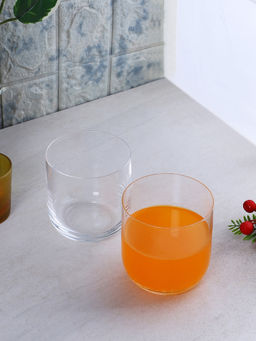 Bohemia Crystal - Uma Whiskey Glass Set, 330ml, Set of 6, Transparent