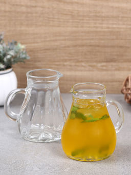 Ober Glass - Salzburg Glass Water Jug Lead Free 250ml Transparent (Set of 2)