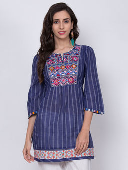 Biba - Blue Striped Tunic