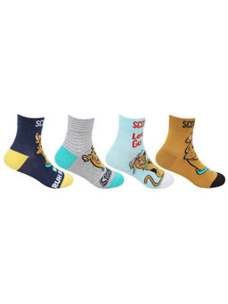 Bonjour - Scooby Doo Kids Ankle Socks by Bonjour-Pack Of 4