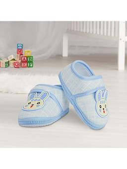 Baby Moo - Cute Bunny Blue Booties