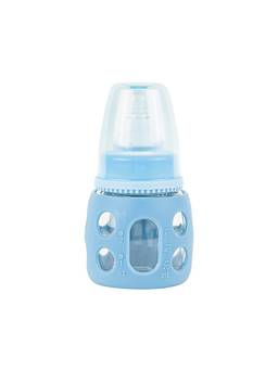 Baby Moo - Good Grip Blue 60 ml Glass Feeding Bottle