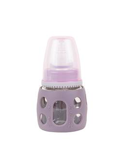 Baby Moo - Good Grip Purple 60 ml Glass Feeding Bottle