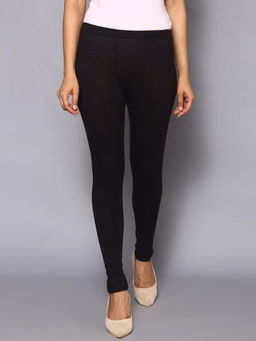 Biba - Black Viscose & Lycra Leggings