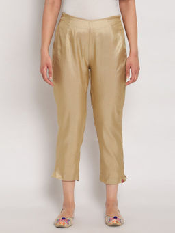 Biba - Gold Self Design Pants