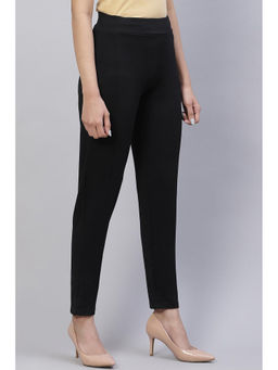 Biba - Black Straight Poly Viscose Leggings