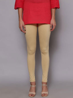 Biba - Beige Cotton Lycra Anklets