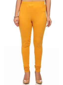 Biba - Gold Cotton Lycra Leggings