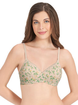 Amante - Cotton Casual Padded Non-Wired T-shirt Bra - Multi-Color