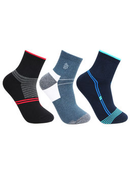Bonjour - Multi-Color Solid Socks Set (Pack of 3)